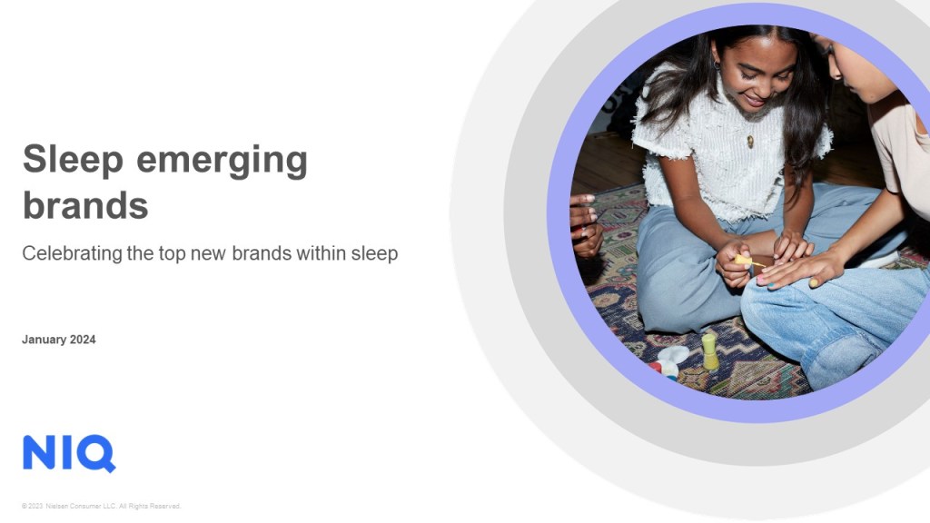 Emerging brands: Sleeping aids 2024