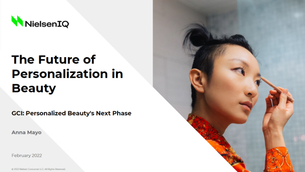 The Future of personalization in beauty report cover