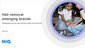 2023 Emerging brands: Hair removal report cover