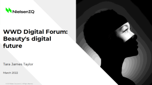 WWD Digital forum beauty's digital future report cover