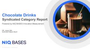 Chocolate Drinks 2024 Category Report Cover
