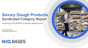 United States Savoury Dough Products​​ IM Syndicated Category Report cover