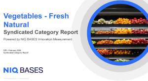 United States Vegetables - Fresh Natural​​ IM Syndicated Category Report cover