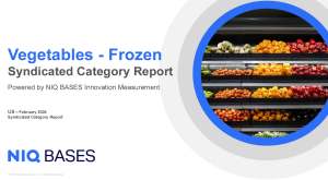 United States Vegetables - Frozen​​ IM Syndicated Category Report cover