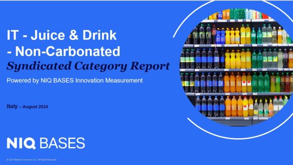 Italy - Juice & Drink - Non Carbonated - IM Syndicated Category Report (Aug 2024)