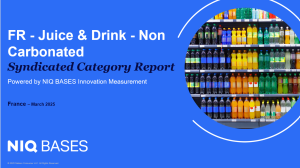 France - Juice & Drink - Non Carbonated - IM Syndicated Category Report (March 2025)