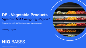 Germany - Vegetable Products - IM Syndicated Category Report (July 2025)