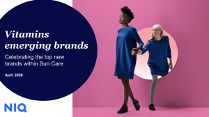 emerging brands in vitamin sector